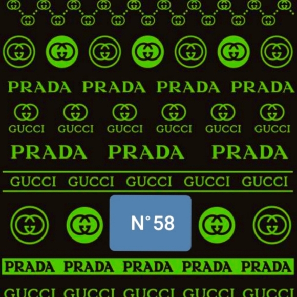 NWT Nail Art Design Decal Stickers N°58 GID! - Picture 3 of 7